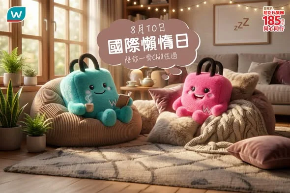 【8月10日國際懶惰日🛋️陪你一齊Chill住過✨!