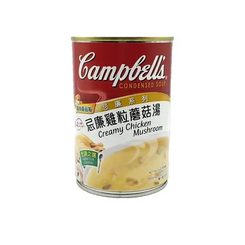 忌廉雞粒蘑菇湯 410克