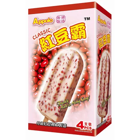 紅豆霸 (紅豆冰凍甜點) 4支裝 (80毫升 x 4支) 320毫升