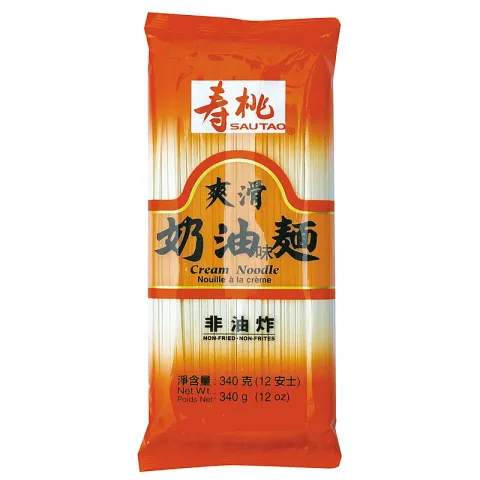 爽滑奶油味麵 340克