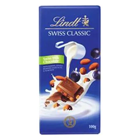 牛奶提子果仁朱古力 Swiss Classic - Milk Raisin Nut 100克