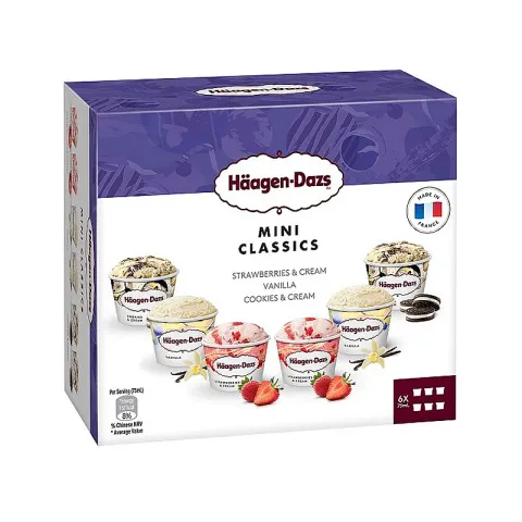 經典迷你組合雪糕 Mini Classics 75毫升 x 6杯