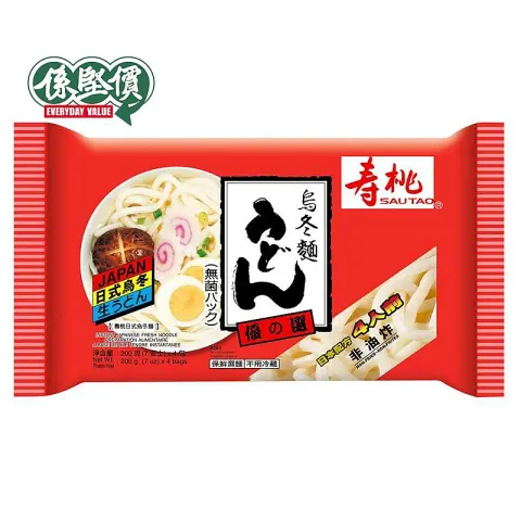 烏冬 (4人前) 200克 x 4