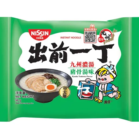 出前一丁即食麵 - 九州濃湯豬骨湯味 98克