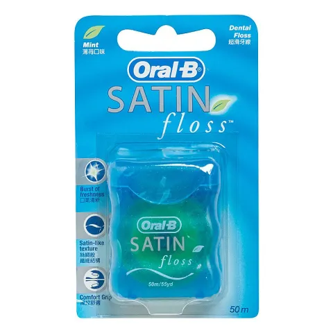 超滑牙線 Satin Floss (薄荷口味) 50米