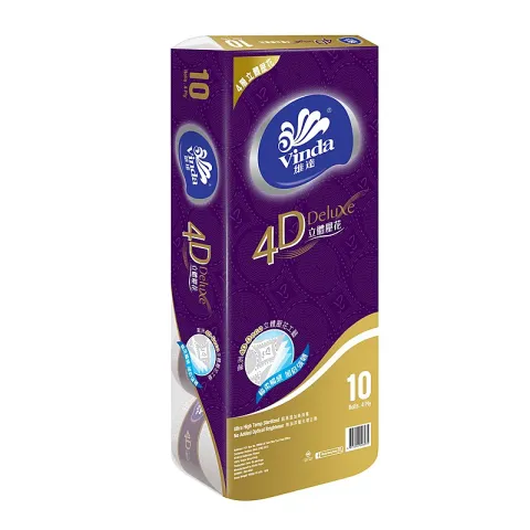 4D Deluxe 立體壓花 (VC4610) 4層衛生紙 10卷裝