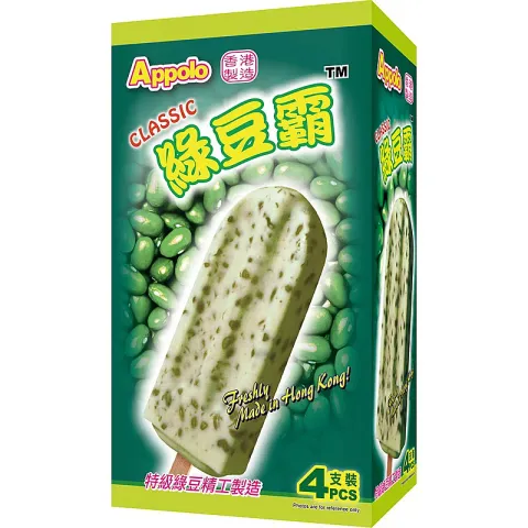綠豆霸 (綠豆冰凍甜點) 4支裝 (80毫升 x 4支) 320毫升