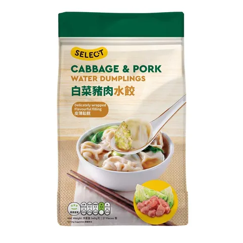 白菜豬肉水餃 540克