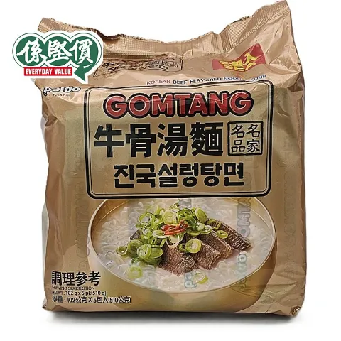牛骨湯麵 102克 x 5
