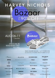 Times square bazaar harvey nichols開倉 低至1折