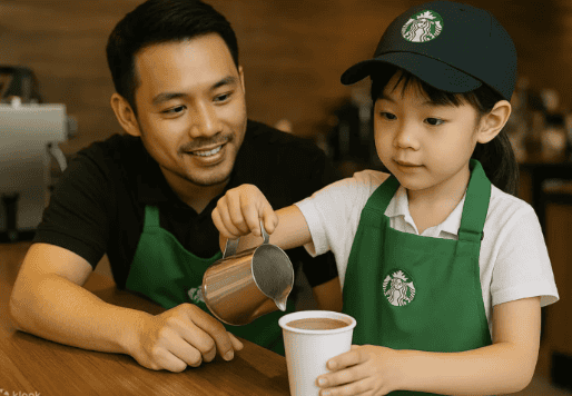 Shenzhen kids job experience mcdonalds pizza hut haagen dazs starbucks 5