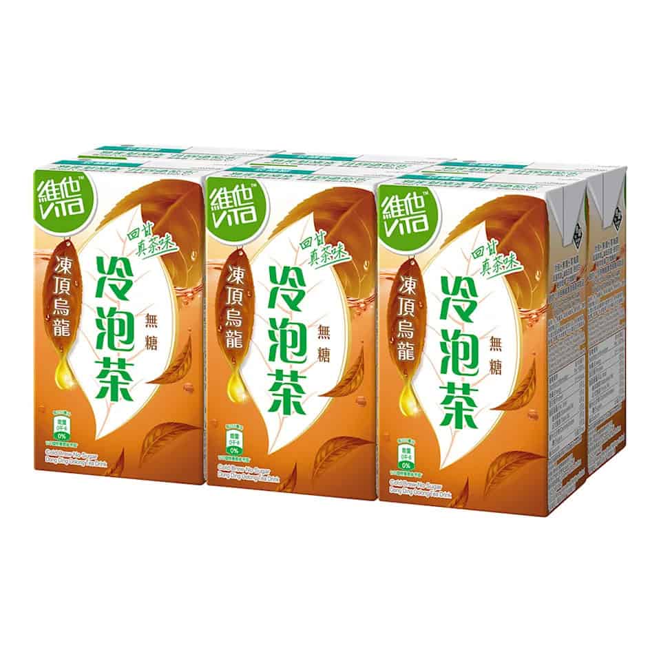 維他冷泡無糖凍頂烏龍茶 6 X 250ML