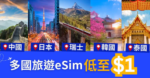 Trip.com Happy Friday 旅遊上網 eSIM 優惠