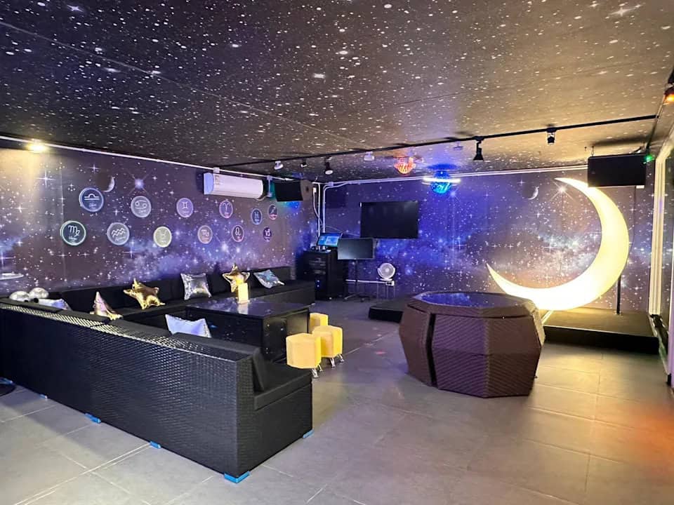 龍鼓灘海邊BBQ 夜景及燒烤區