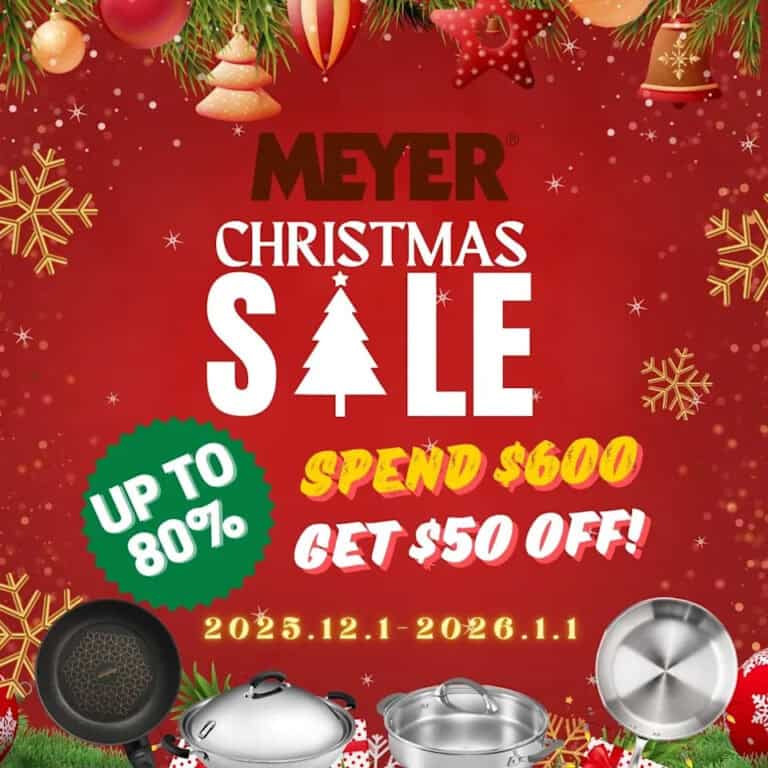 【美亞廚具】過百款廚具低至2折 折後買滿$600即減$50(即日起至01/01/2026)