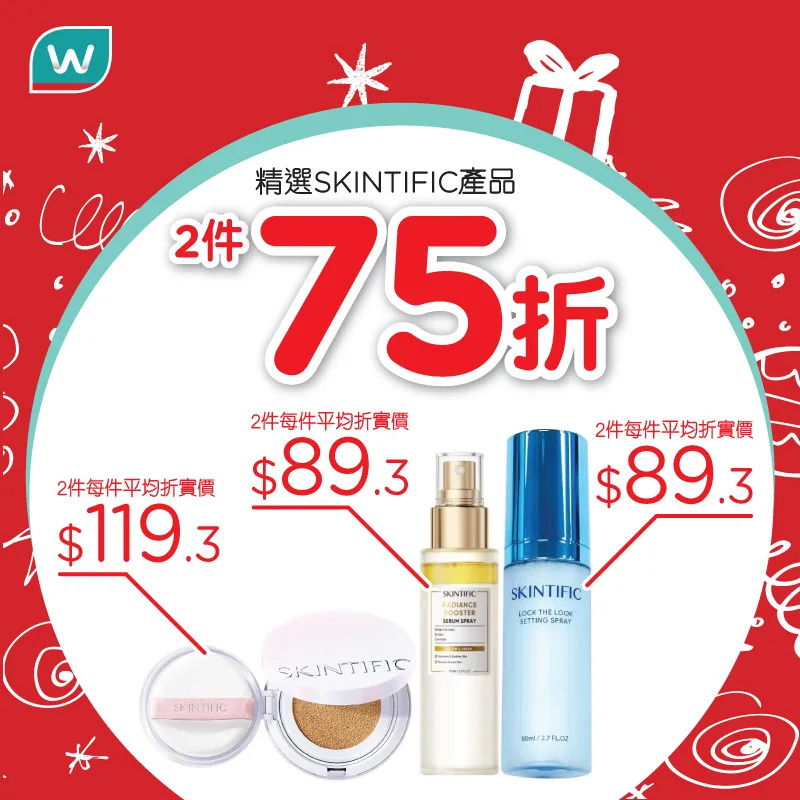 【屈臣氏】精選PHYSIOGEL產品買一送一 護膚產品優惠