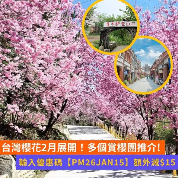台灣櫻花優惠行程