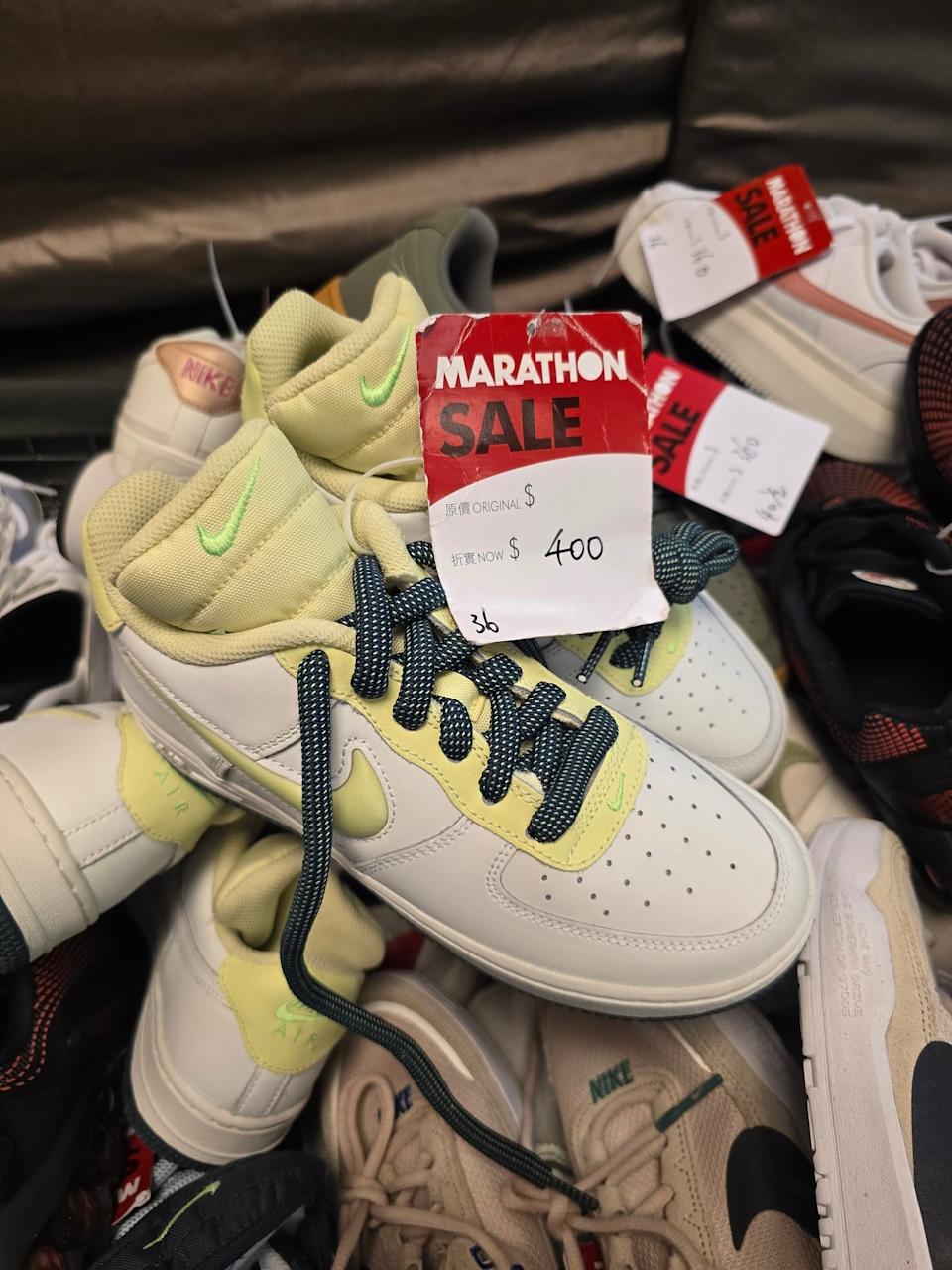 多種款式運動鞋選擇