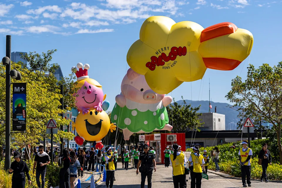 Merry Balloon Parade 香港首個大型 IP 角色輕氣球巡遊