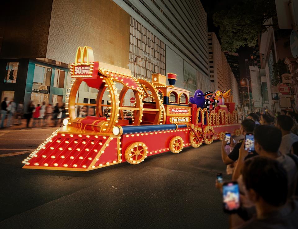 「國泰新春國際匯演之夜」活動期間登場