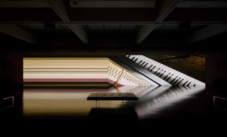 坂本龍一+高谷史郎,《async-immersion tokyo》,2024年展覽現場