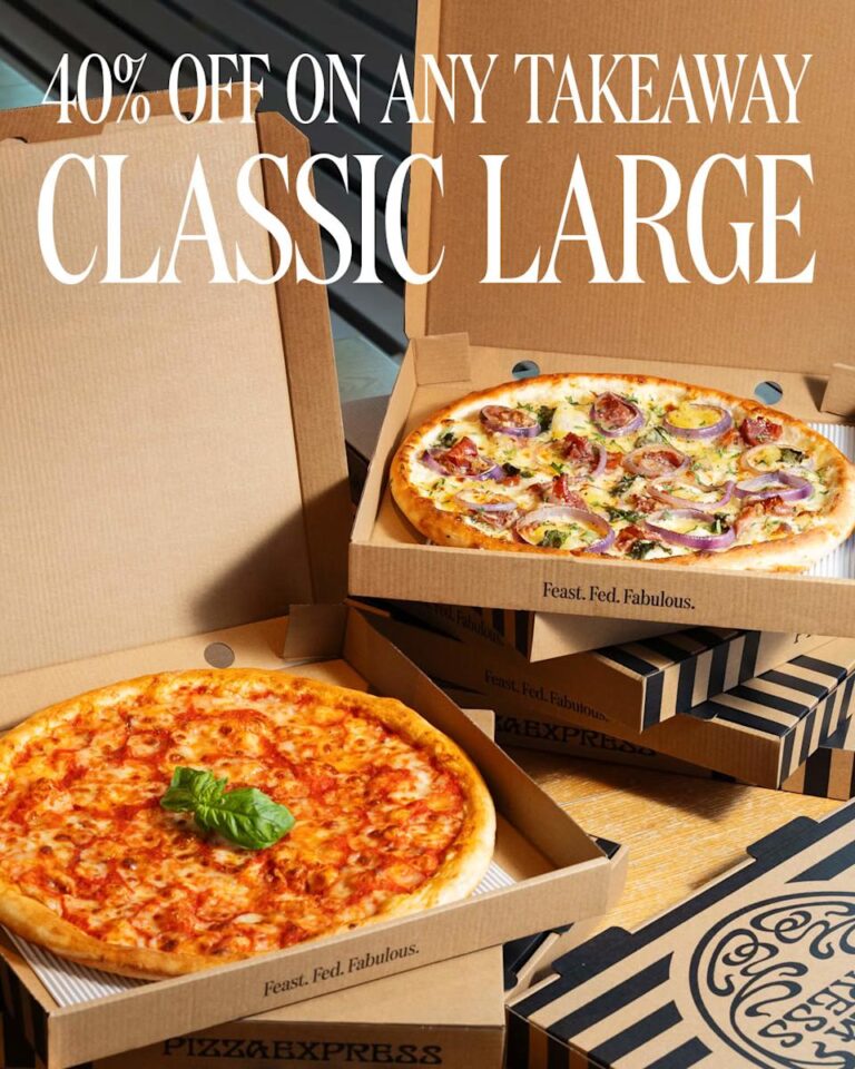 【PizzaExpress】外賣自取傳統大薄餅 可享6折(即日起至07/04)