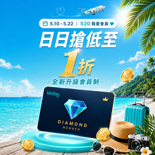KKday 520 會員日旅遊優惠